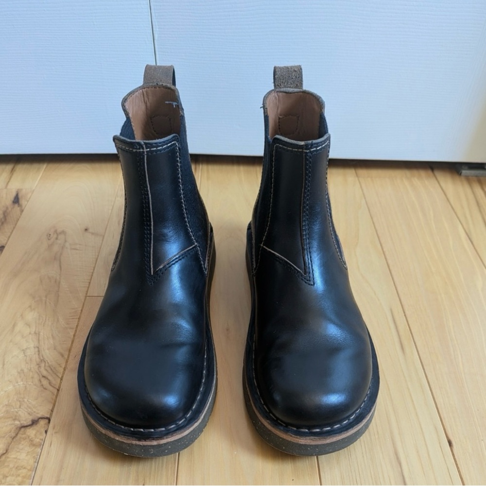 Birkenstock Birmingham Black Leather Boots
